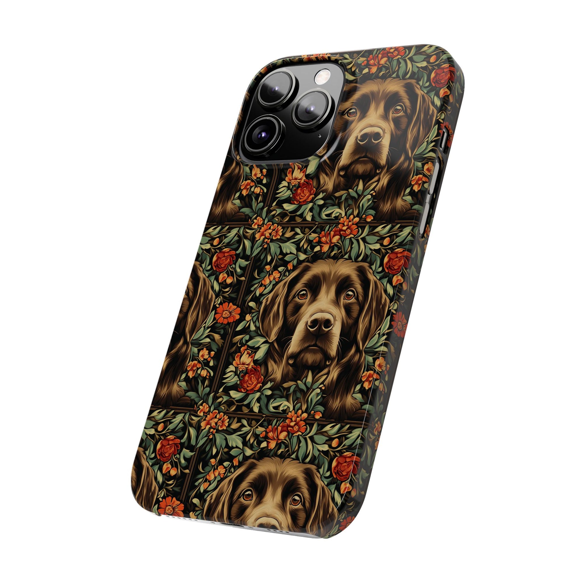 Labrador Lush Pooch Tapestry Slim Phone Cases