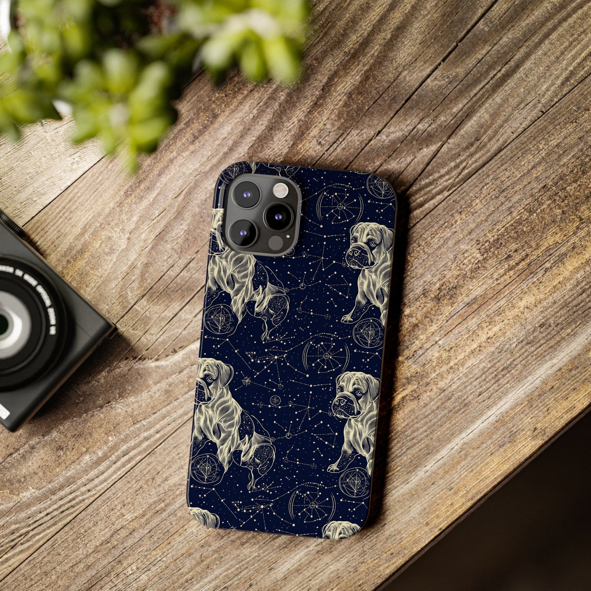 Celestial Boxer Bliss Slim Phone Cases