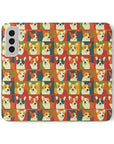 Corgi Chic Popart Pup Flip Cases