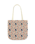 Bloomiful Lab Bouquet Canvas Tote Bag