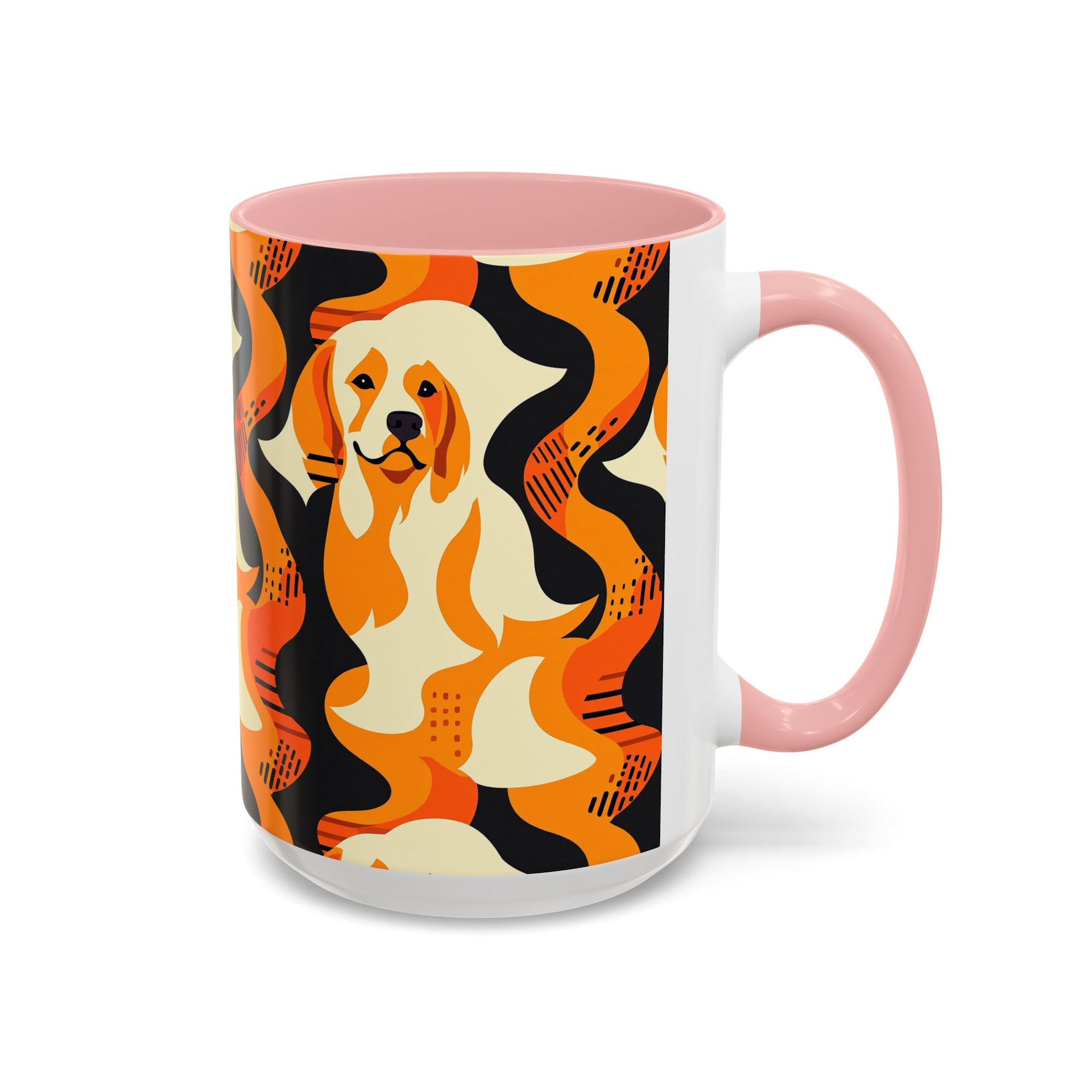 Golden Woof Abstract Glamour Accent Coffee Mug