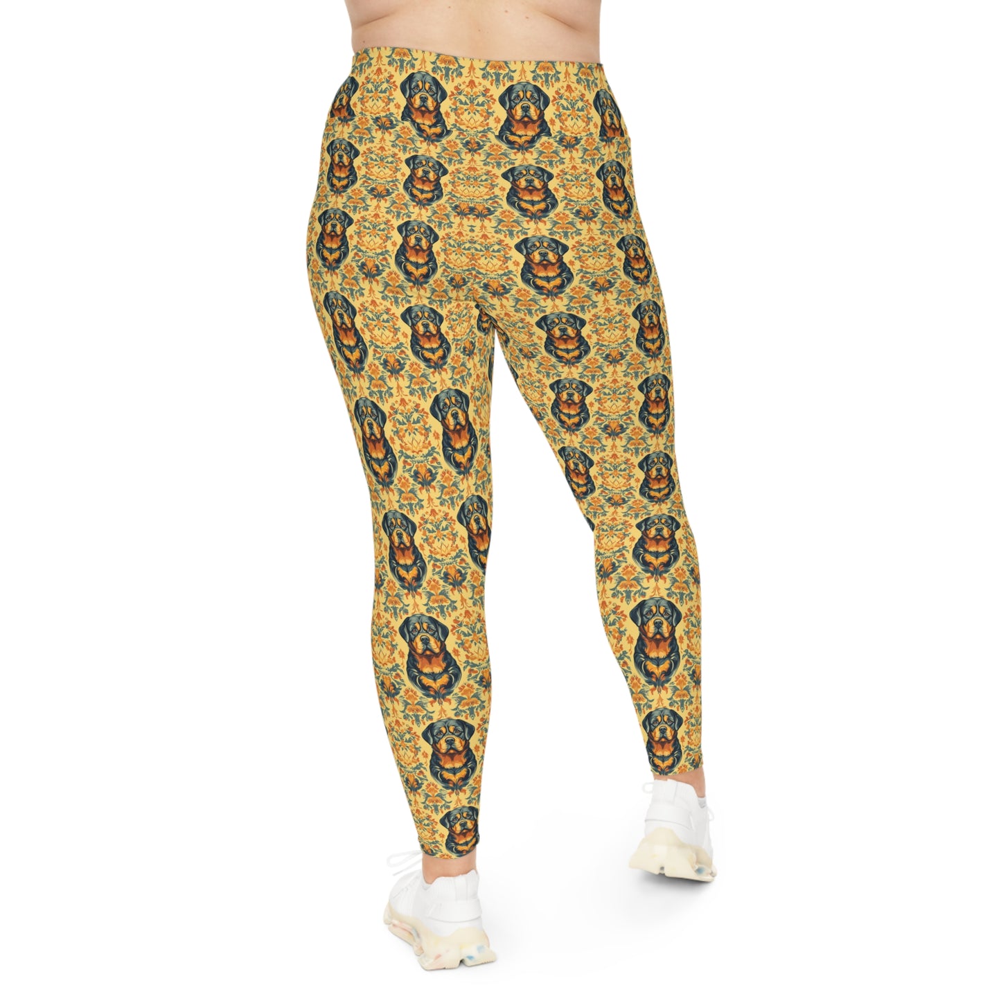 Royal Rottie Regalia Plus Size Leggings