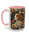 Beagle Blossoms Accent Coffee Mug