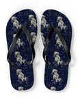 Celestial Boxer Bliss Flip Flops