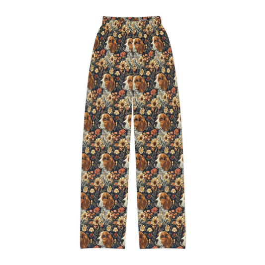 Beagle Blossoms Kids Pajama Pants