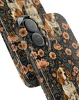 Beagle Blossom Bonanza Slim Phone Cases