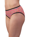 Bubblegum Glamour Bulldog Bouquet Women's Briefs