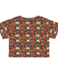 Pug Paradise Playpen Crop Tee