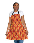 Golden Glamour Paws Apron