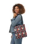 Bulldoggy Bliss Chomper Canvas Tote Bag