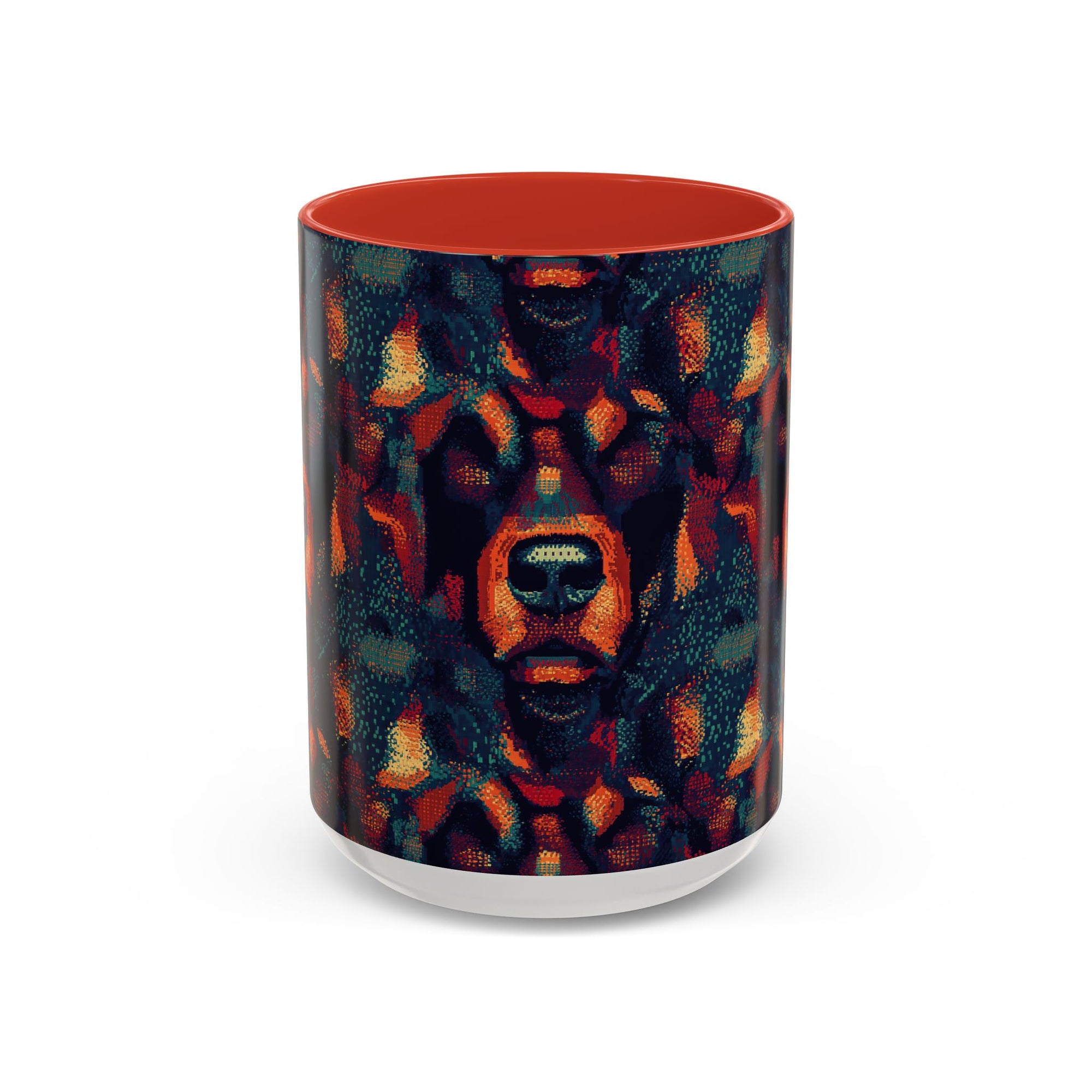 Rustic Rottie Charm Accent Coffee Mug