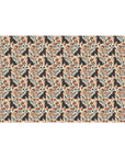 Blossoming Dachshunds Delight Gift Wrap Papers