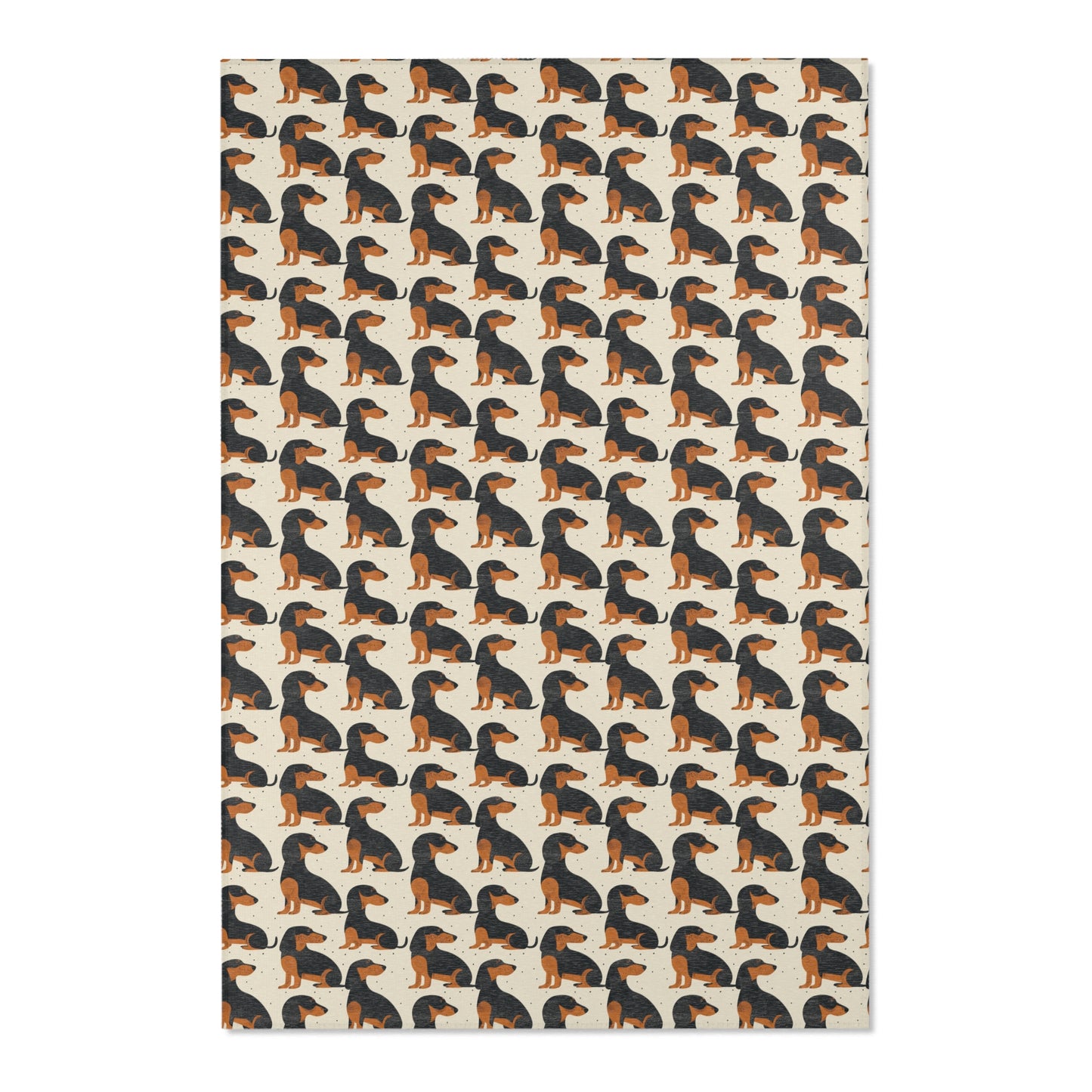 Dachshund Delight - Modern Area Rug