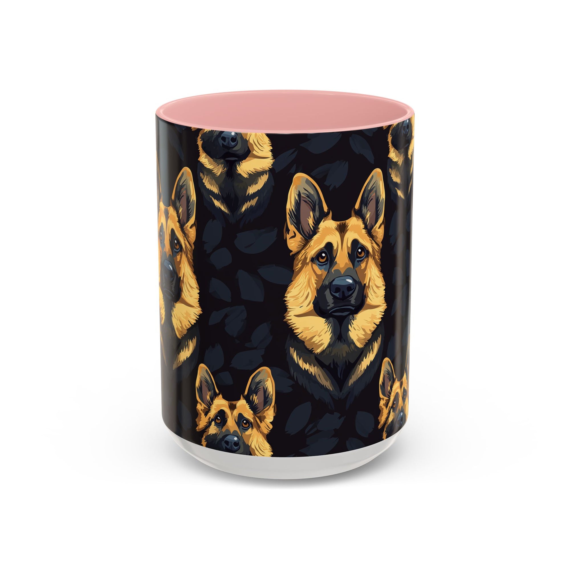 Majestic Hound Couture: German Shepherd LuxeBlend Accent Coffee Mug