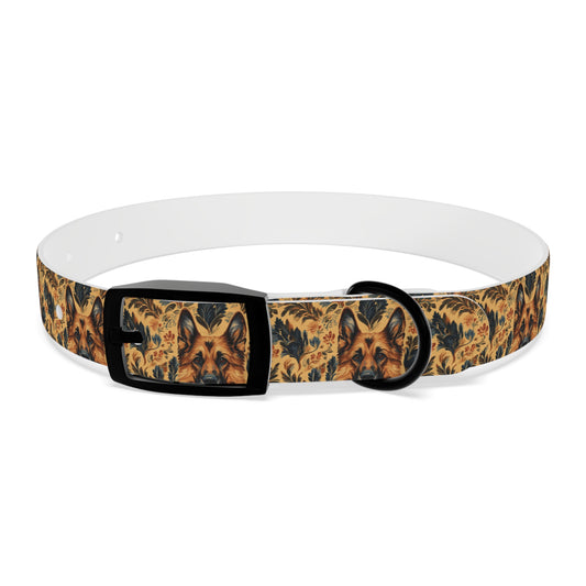 Autumnal German Shepherd Glamour Dog Collar