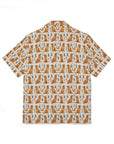 Golden Glamour Paws - Luxe Licks for Regal Retrievers Men's Hawaiian Camp Shirt