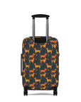 Dapper Dachshund Noir Glow Luggage Cover