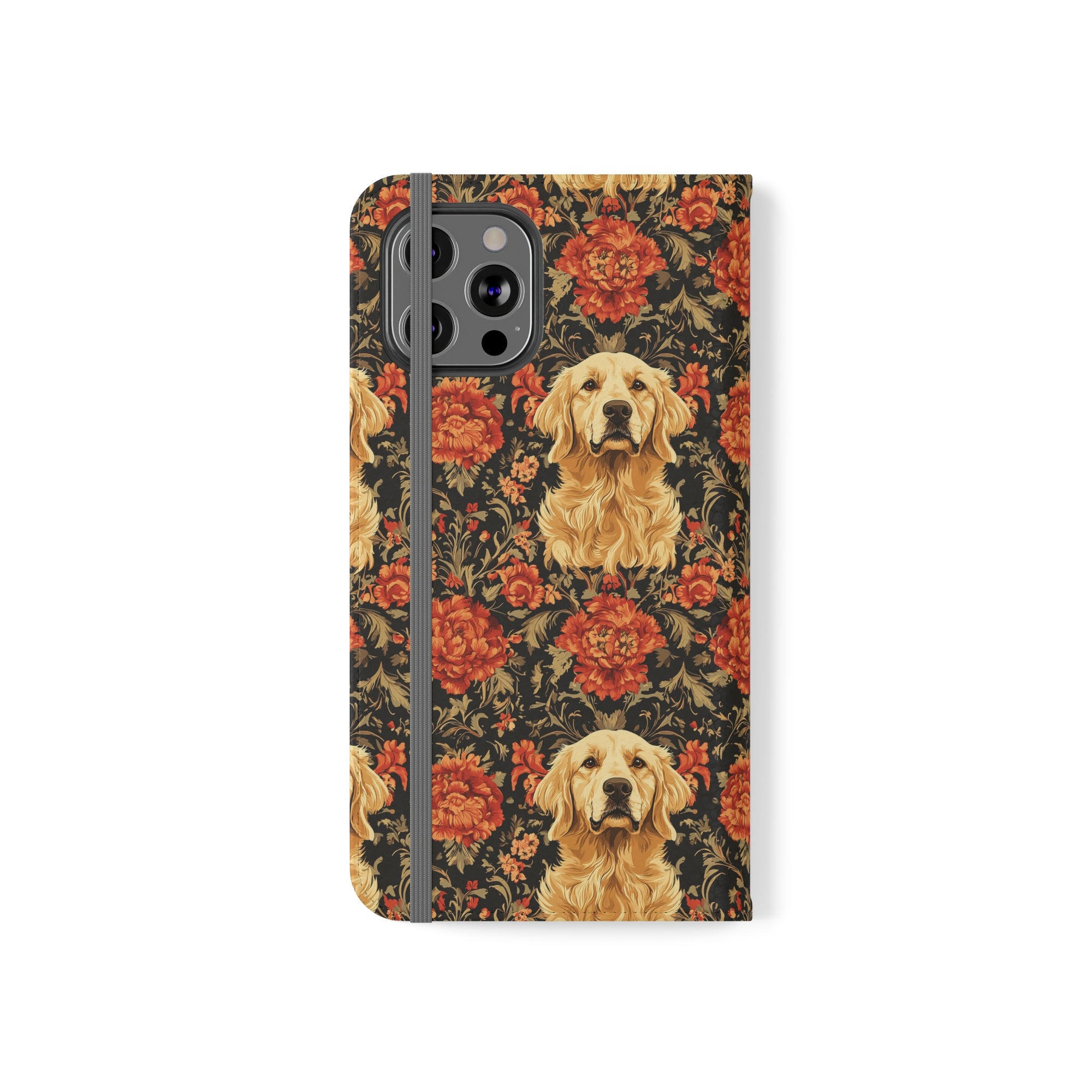 Golden Pawsatronic Tapestry Flip Cases