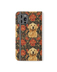 Golden Pawsatronic Tapestry Flip Cases