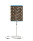 Dazzling Dachsund Blossoms & Foliage Lamp on a Stand