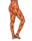 Golden Glamour Paws High Waisted Yoga Leggings