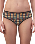 Pawsome Rottweiler Royalty Plaid Women's Briefs