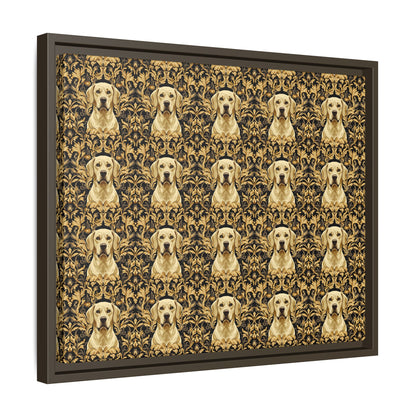 Royal Pawsitivity Labs Matte Canvas, Framed