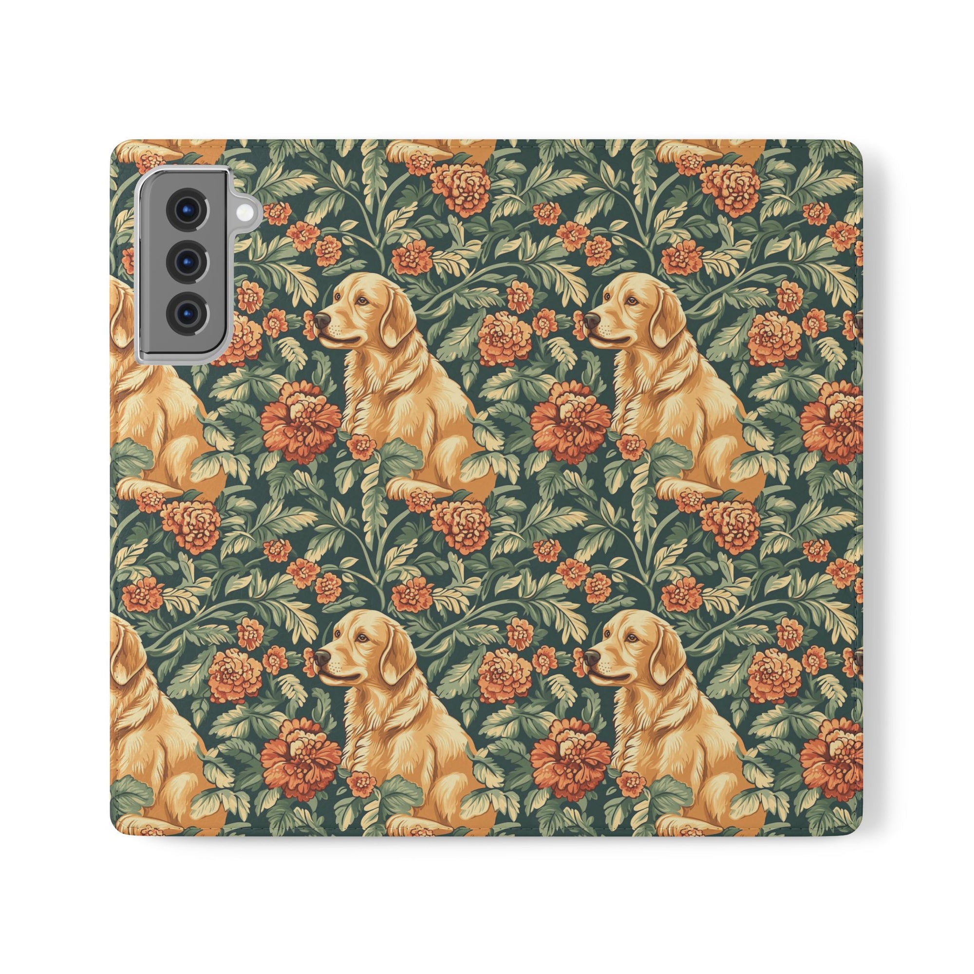 Blooming Goldie Glam Flip Cases