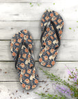 Blooming Bulldog Beauty Flip Flops