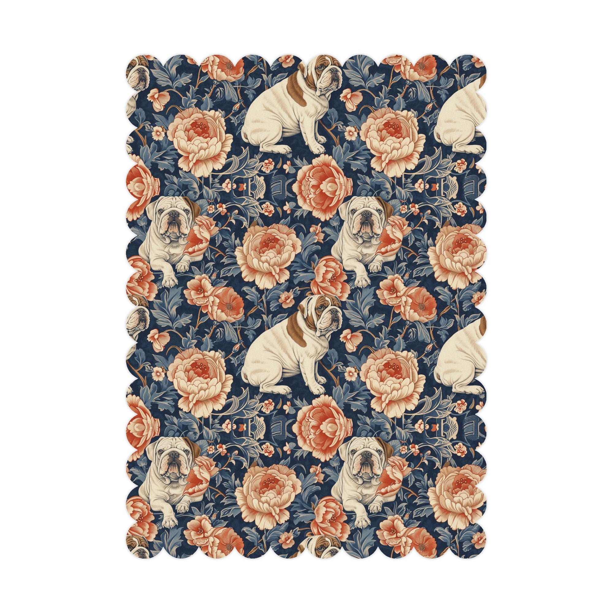 Blooming Bulldog Beauty Postcards