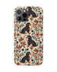 Blossoming Dachshunds Delight Slim Phone Cases