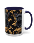 Regal Frenchie Noir Elegance Accent Coffee Mug