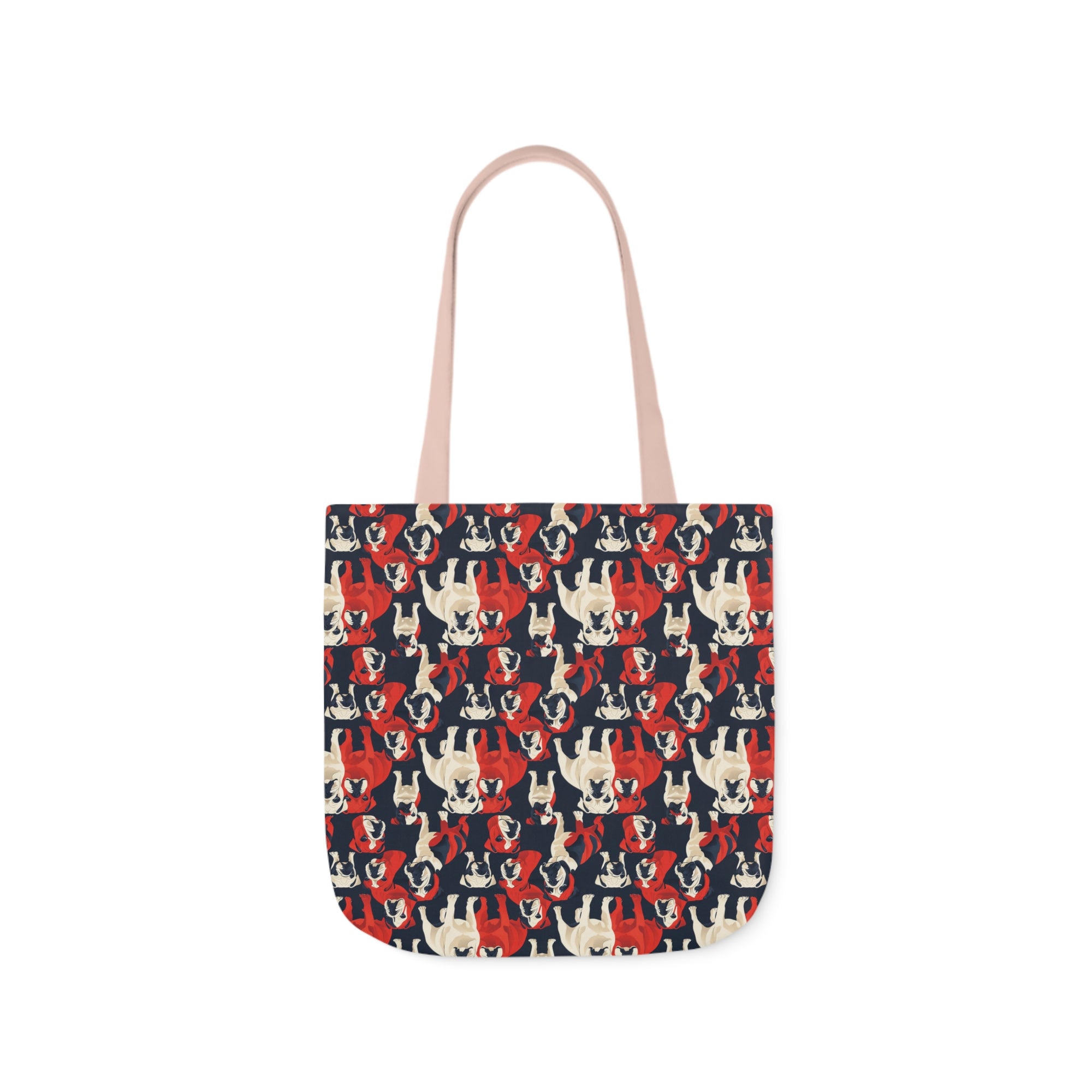 Bulldoggy Bliss Chomper Canvas Tote Bag