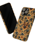 Autumnal German Shepherd Glamour Slim Phone Cases