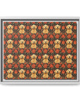 Golden Pawsatronic Tapestry Matte Canvas, Framed