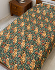 Blooming Goldie Glam Velveteen Plush Blanket