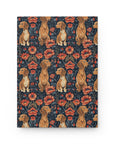 Floral Pawsome Dachsund Delight Hardcover Journal Matte