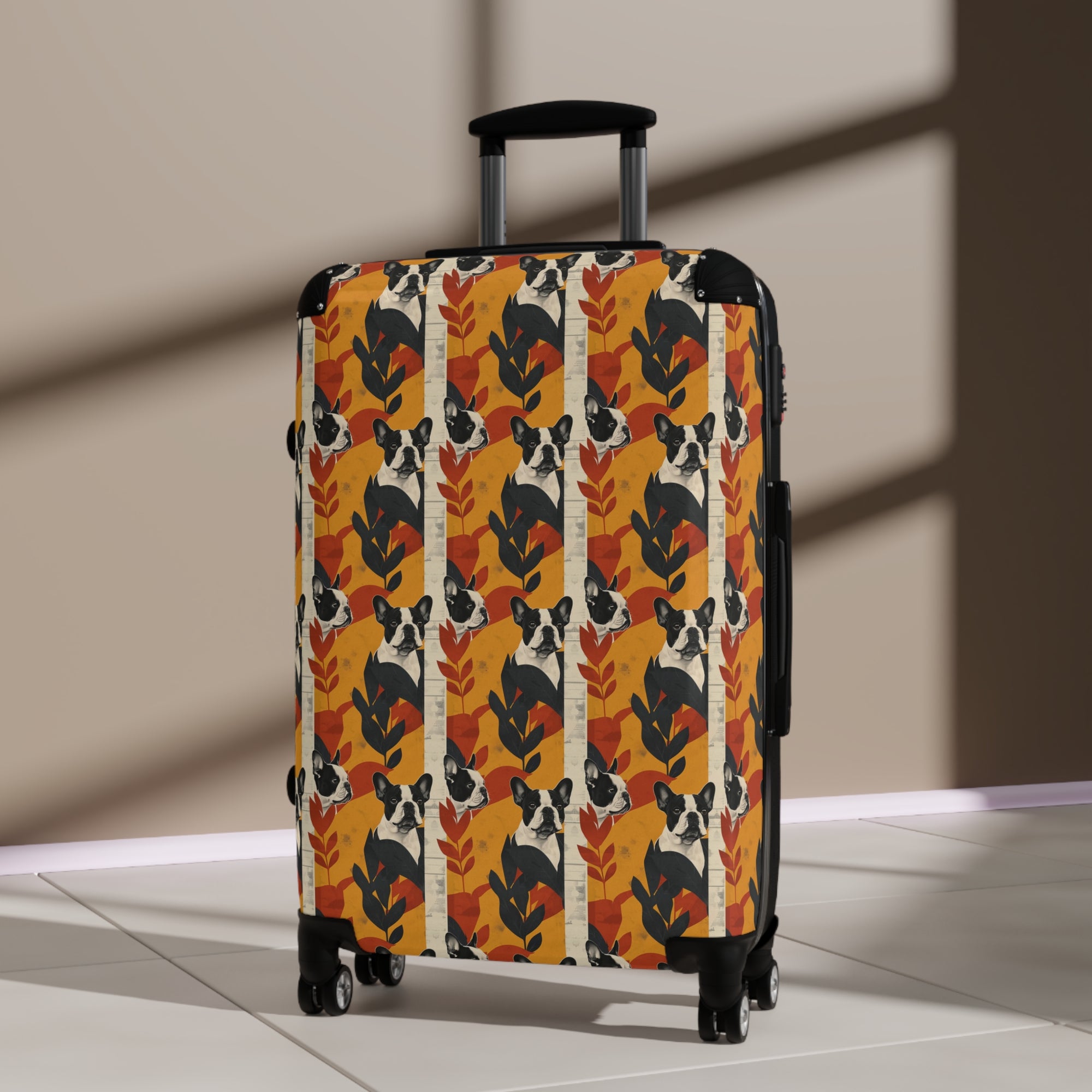 Chic Frenchie Charm Suitcase