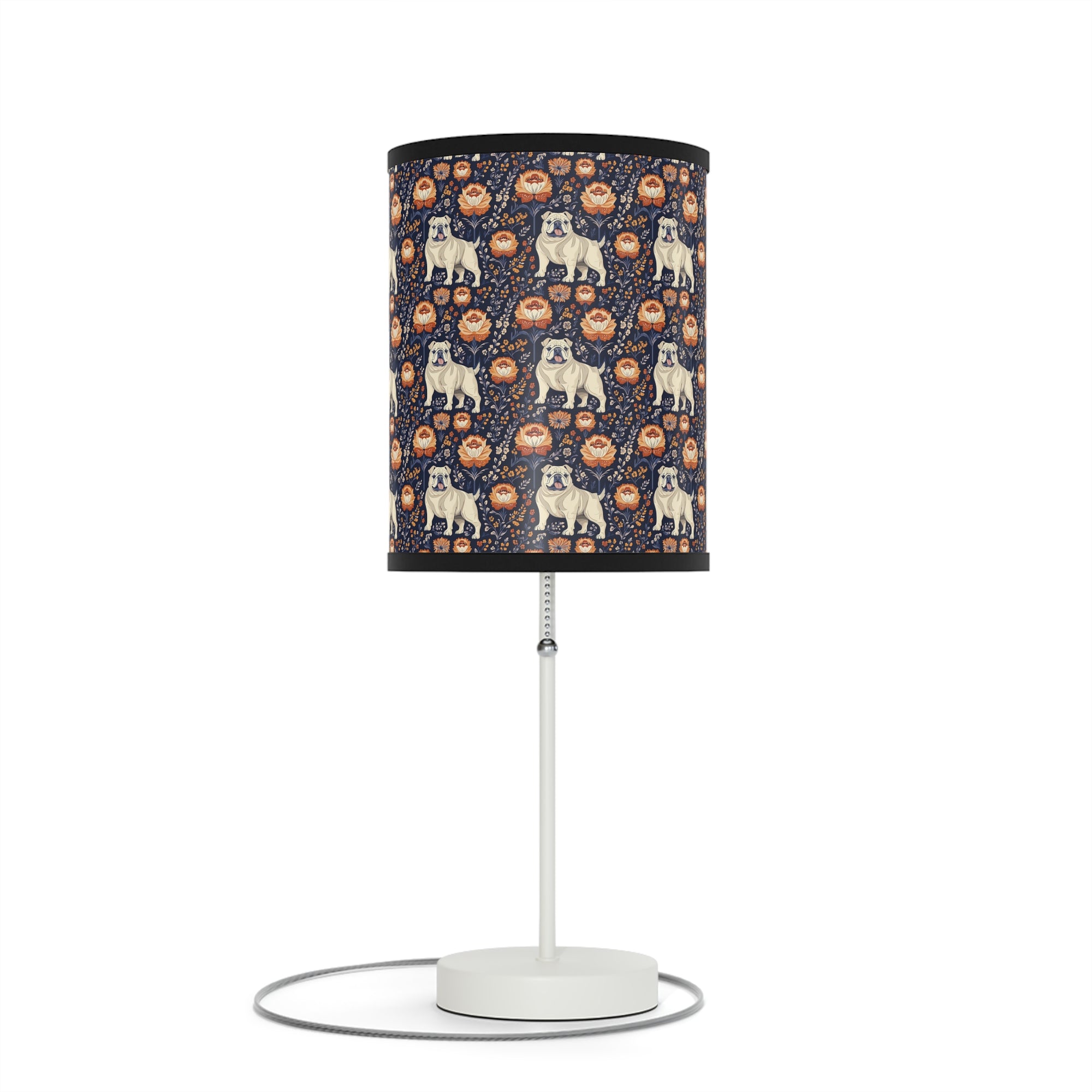 Bulldog Blossom Bonanza Lamp on a Stand