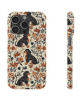 Blossoming Dachshunds Delight Slim Phone Cases