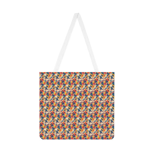 Bloom Pup Frenchietastic Splatter Shoulder Tote Bag