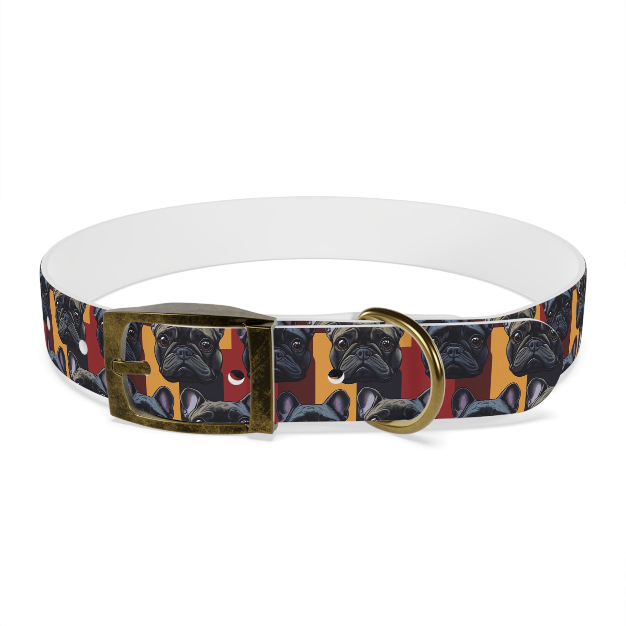 Chic Canine Checkmate - Frenchie Edition Dog Collar