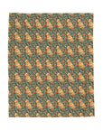 Blooming Goldie Glam Velveteen Plush Blanket