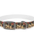 Blooming Pug Paradise Dog Collar