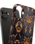 Modern Rottweiler Royalty Slim Phone Cases