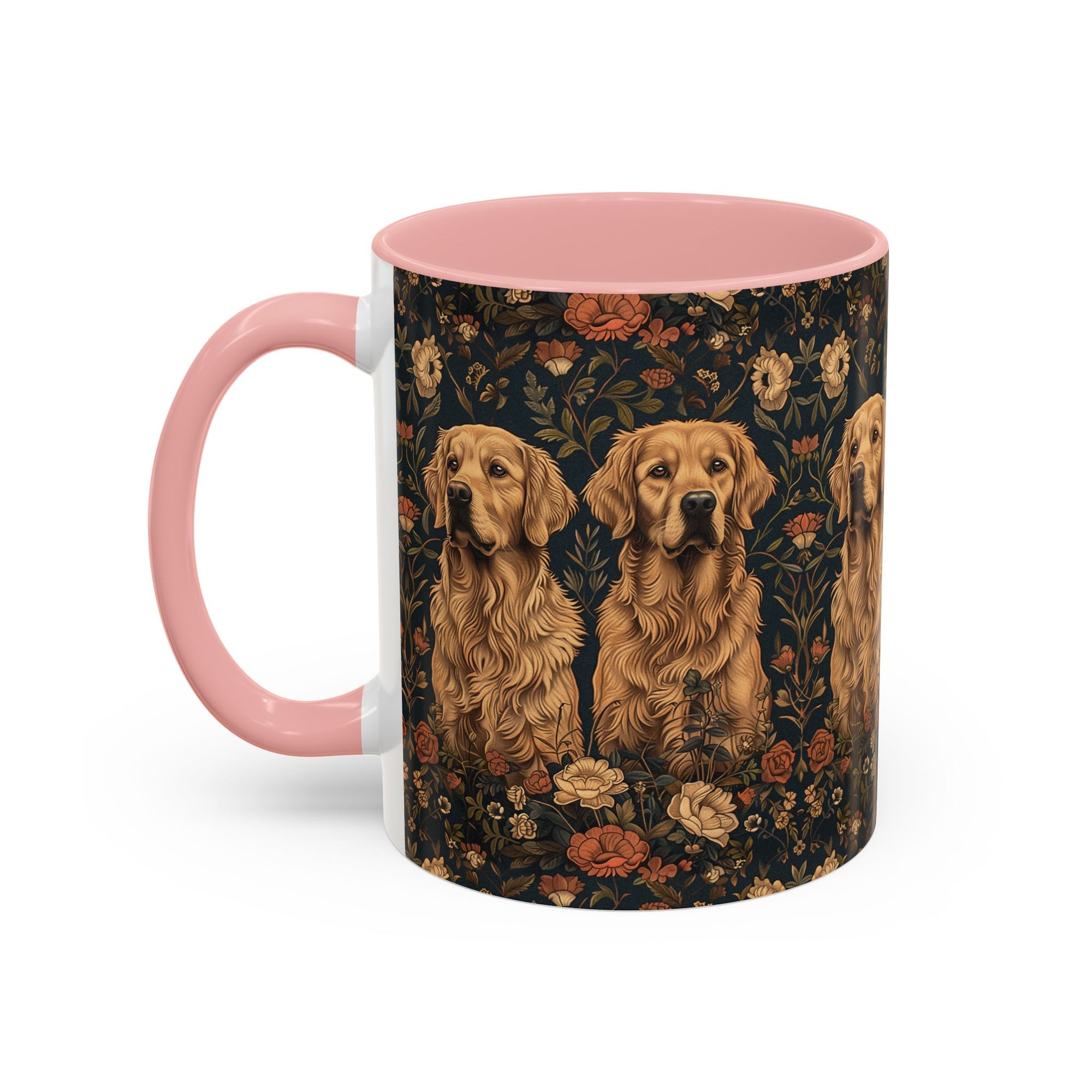 Fanciful Golden Paradise Blossom Accent Coffee Mug