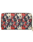 Bulldoggy Bliss Chomper Zipper Wallet