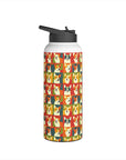 Corgi Chic Popart Pup Stainless Steel Water Bottle