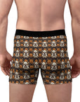 Bloomingly Bulldogistic Bouquet Men's Boxer Briefs