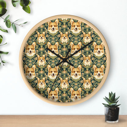 Corgi Charmz Wall Clock